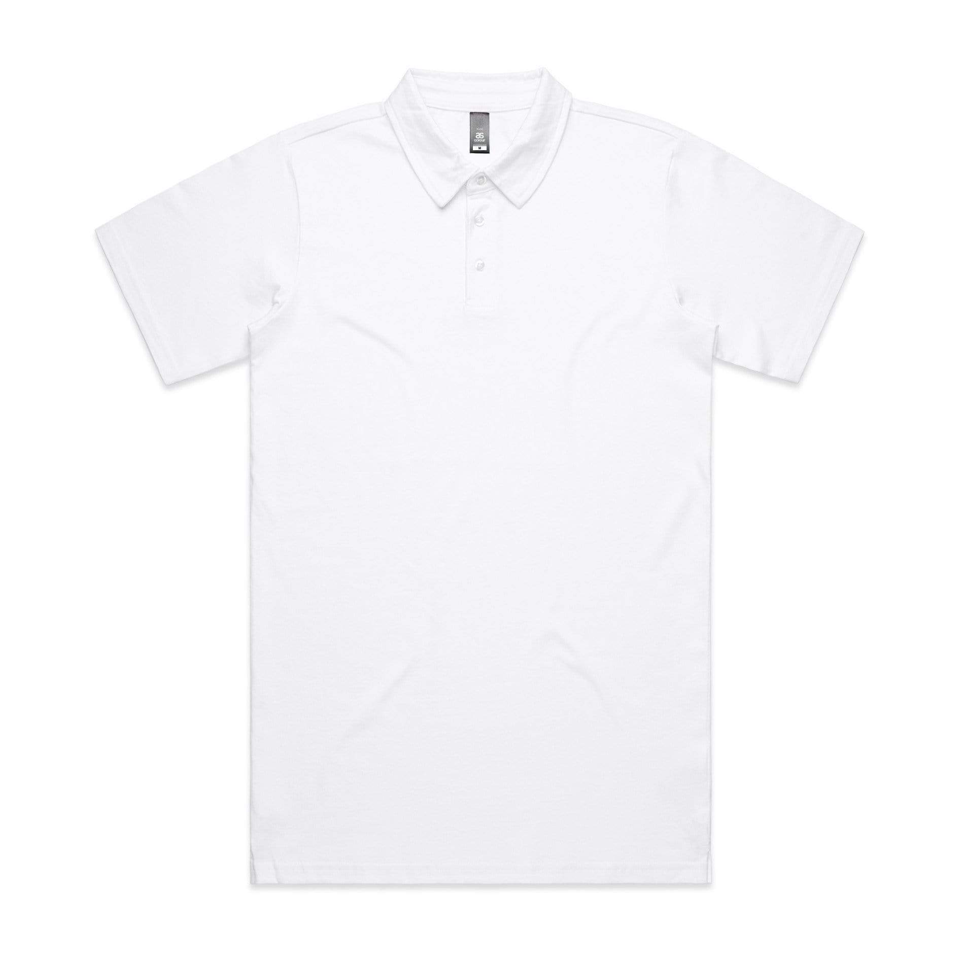 As Colour Casual Wear WHITE / SML As Colour Men's chad polo 5402